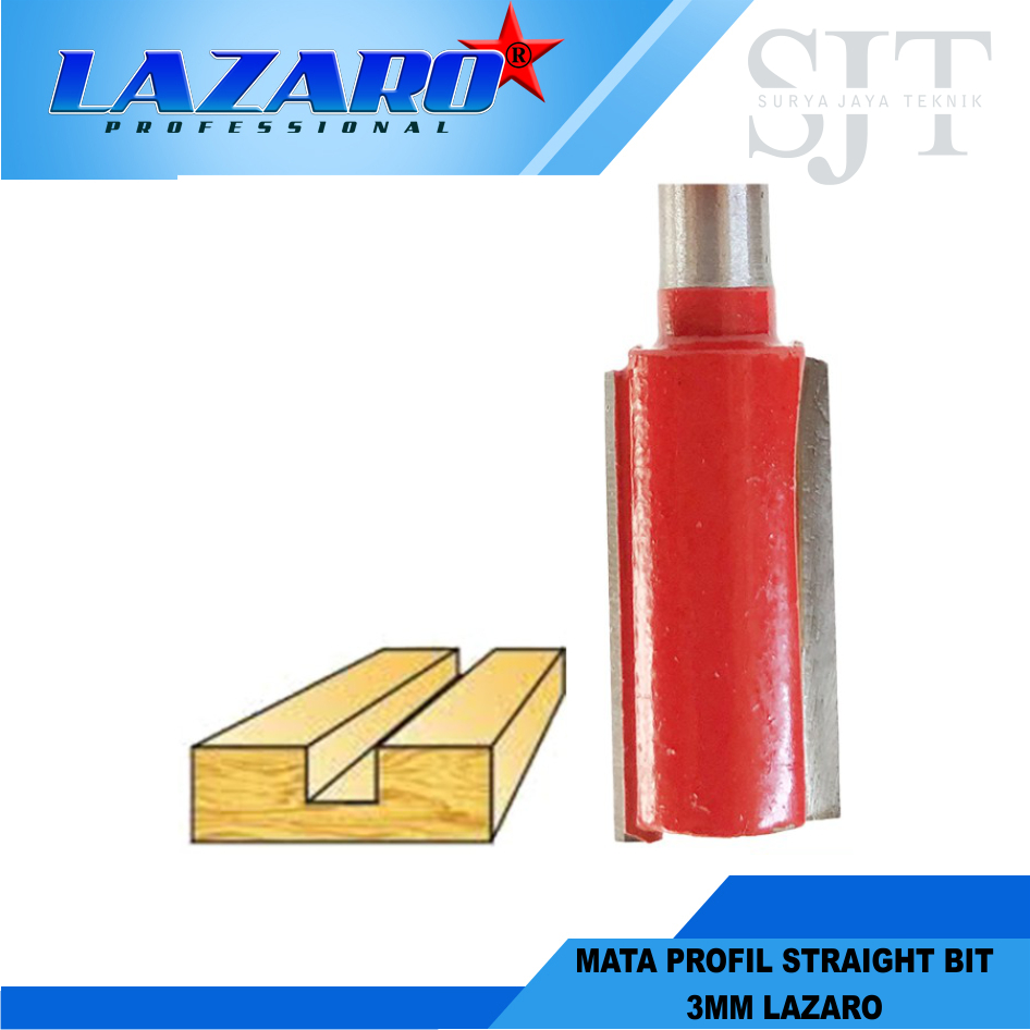 Mata Profil Mata Profil Straight Bit LAZARO - 3mm