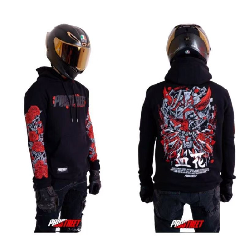 PROSTREET Jaket Hoodie Racing Motor/Jaket Pria/Jaket Wanita Racing/Sweater Japan/Jaket POICE LINE Bahan Tebal