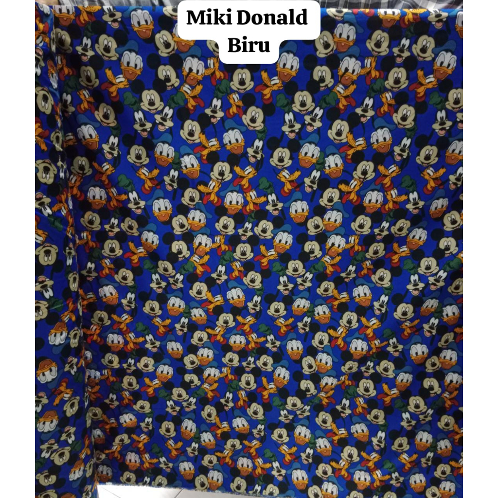 [PART 1] Kartun 1/2 meter Kain Katun Disperse Grade A polimikro sprei