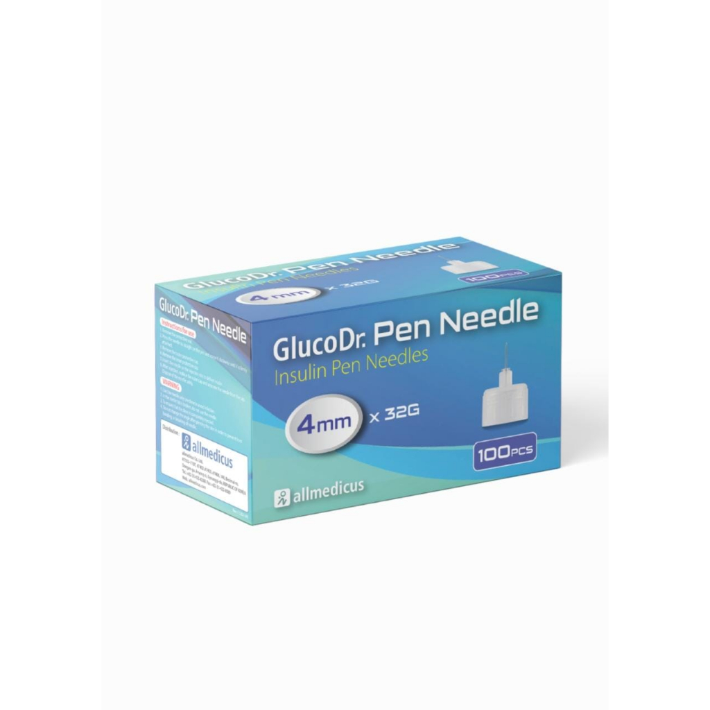 Insulin Pen Needles Glucodr - Jarum Insulin Gluco Dr 4mm 6mm 8mm Jarum Insulin Gula Darah