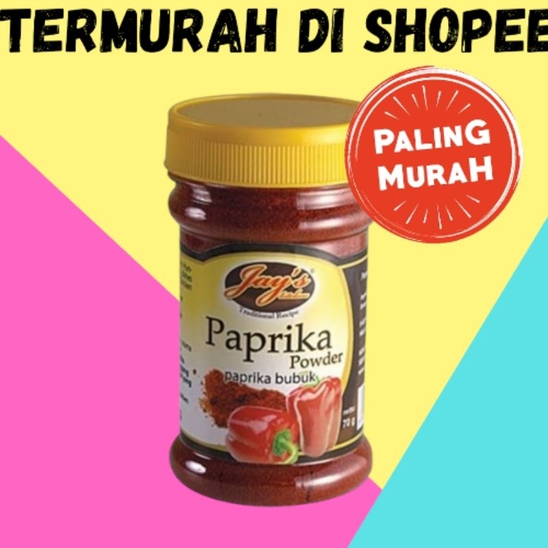 Paprika Powder Jay's kemasan 70gr TERMURAH