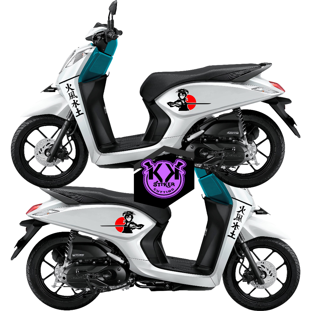 STICKER/CUTTING/SC.167/STIKER MOTOR/STIKER ANIME KARTUN/STRIPING MOTOR/STIKER SAMURAI/DECAL/DECAL SI