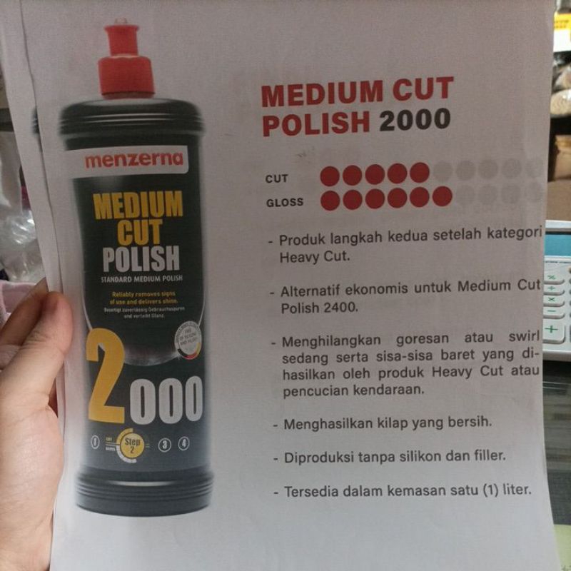 Menzerna Medium Cut Polish 2000