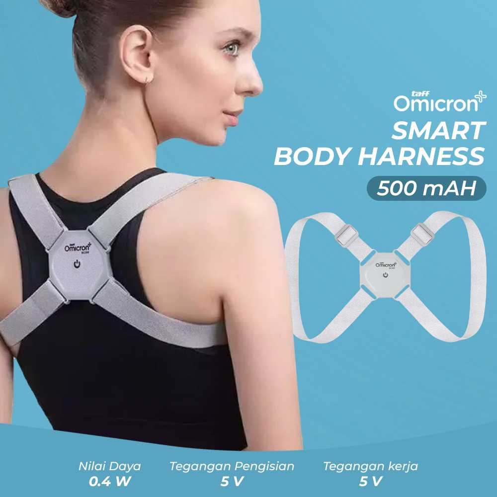 Posture Corrector Penegak Punggung Postur Back Support - Tali Body Harness Korektor Postur Punggung Size M Hitam - Penyangga Punggung Shoulder Back Support Belt Posture Corrector Korset Tali tulang Belakang alat penopang tubuh tegab berdiri terapi