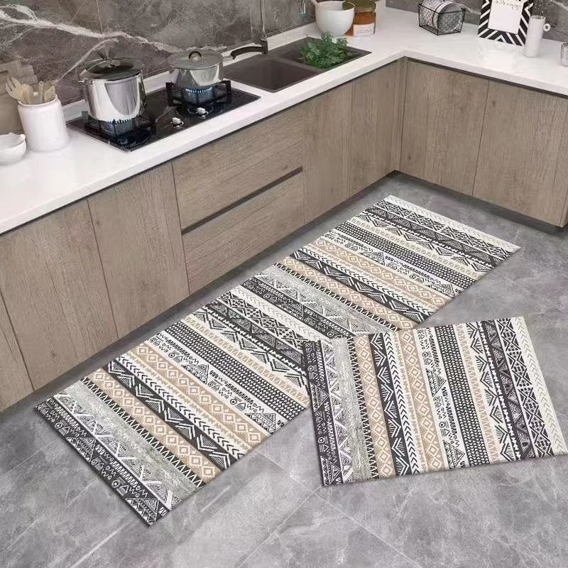 2 in 1 Kitchen Floor Mat SET  / Keset Alas Lantai Kamar Tidur Rumah Dapur Kamar Mandi Anti Selip