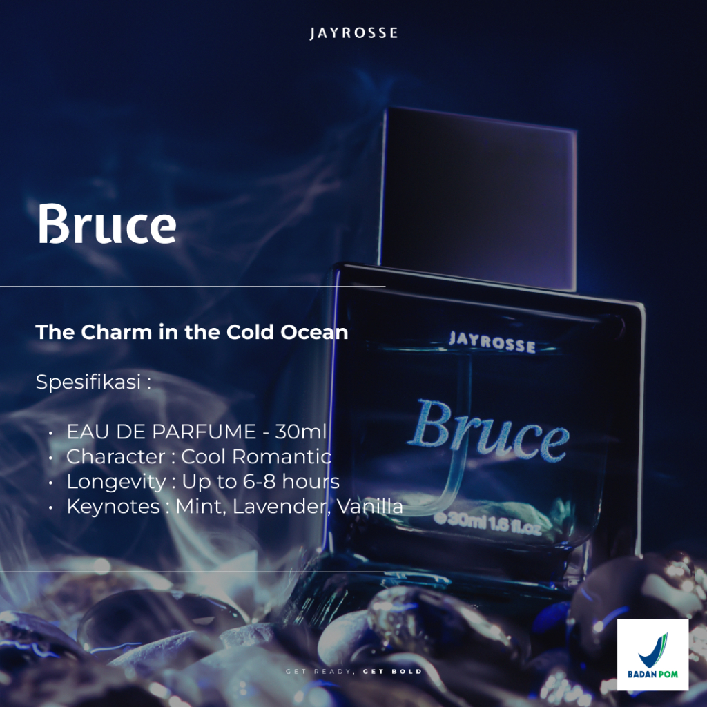 Jayrosse Perfume - BRUCE 30ml | Parfum Pria