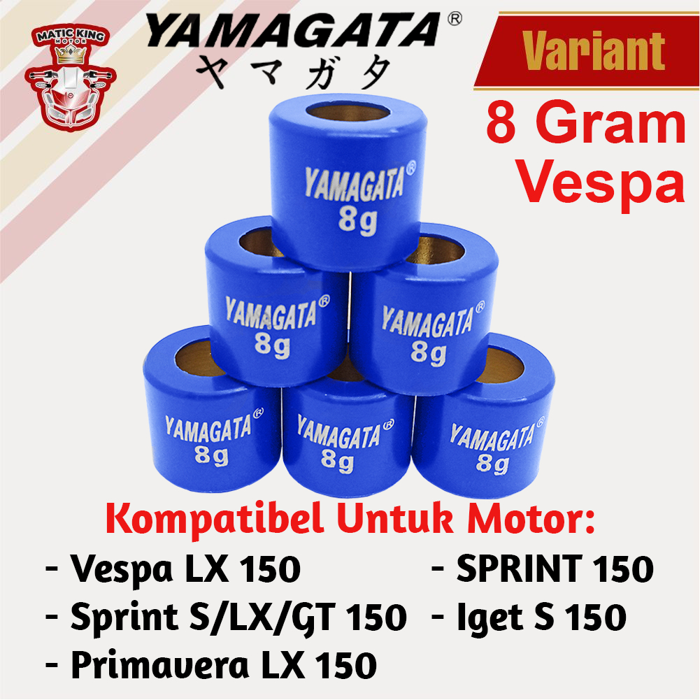 Roller Vespa Sprint LX Primavera igets 150 S150 3V 2V 1917 8 sd 15 gram Yamagata