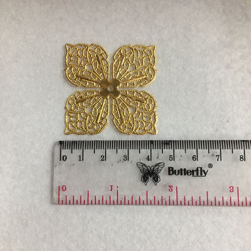 Lempengan Besi Emas / Hiasan / Dekorasi Mahar / Hantaran / Prakarya isi 2pcs #24