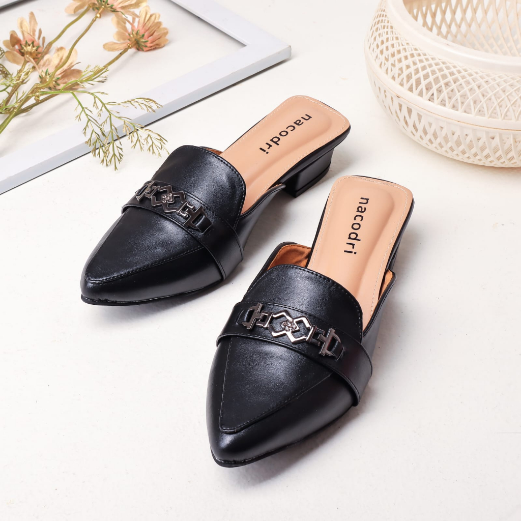 Nacodri  KIRANA Mules Wanita heels 3cm