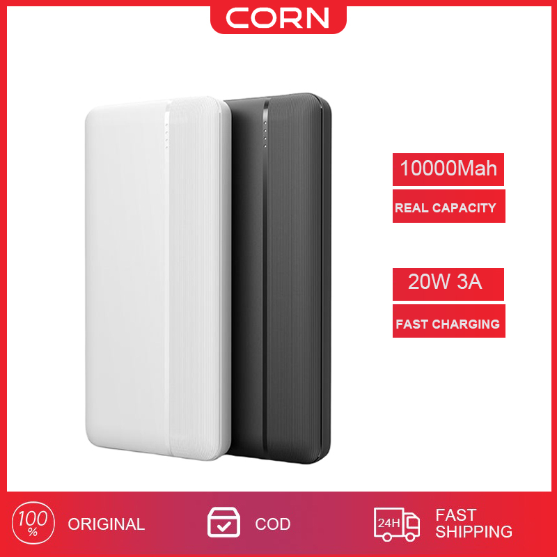 Corn Powerbank 10000mah 20W Fast Charging mini murah power bank ultra-tipis Type C - Garansi 1 tahun