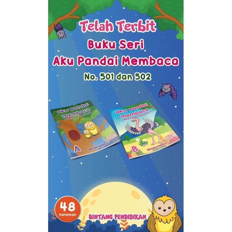 Aku Pandai Membaca A/B- untuk TK (Merdeka Belajar)