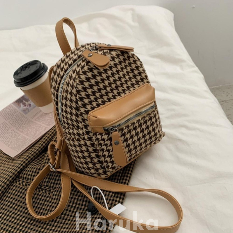 Tas Ransel Wanita import tas kain backpack handbag beg perempuan sandang bag good quality