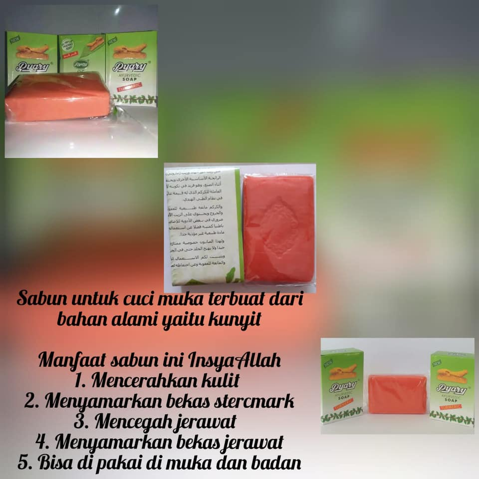 READY !SABUN PYARY ARAB 100% original - Sabun Papaya - Turmeric pyary sabun -  Sabun arab pyary