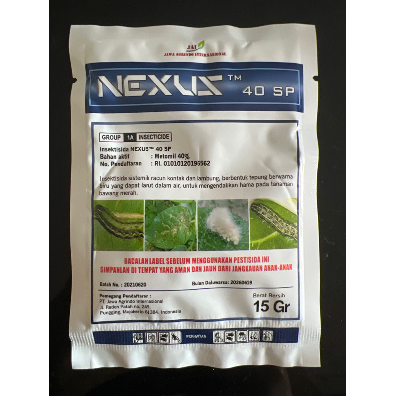 Insektisida NEXUS 40SP 15gr Racun Ulat Lannate Biru