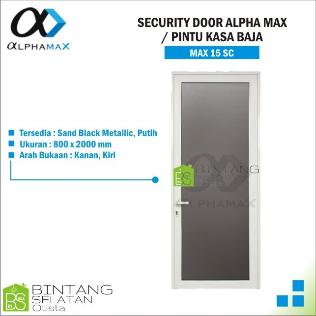 SECURITY DOOR ALPHAMAX PINTU KASA BAJA MAX 15 SC