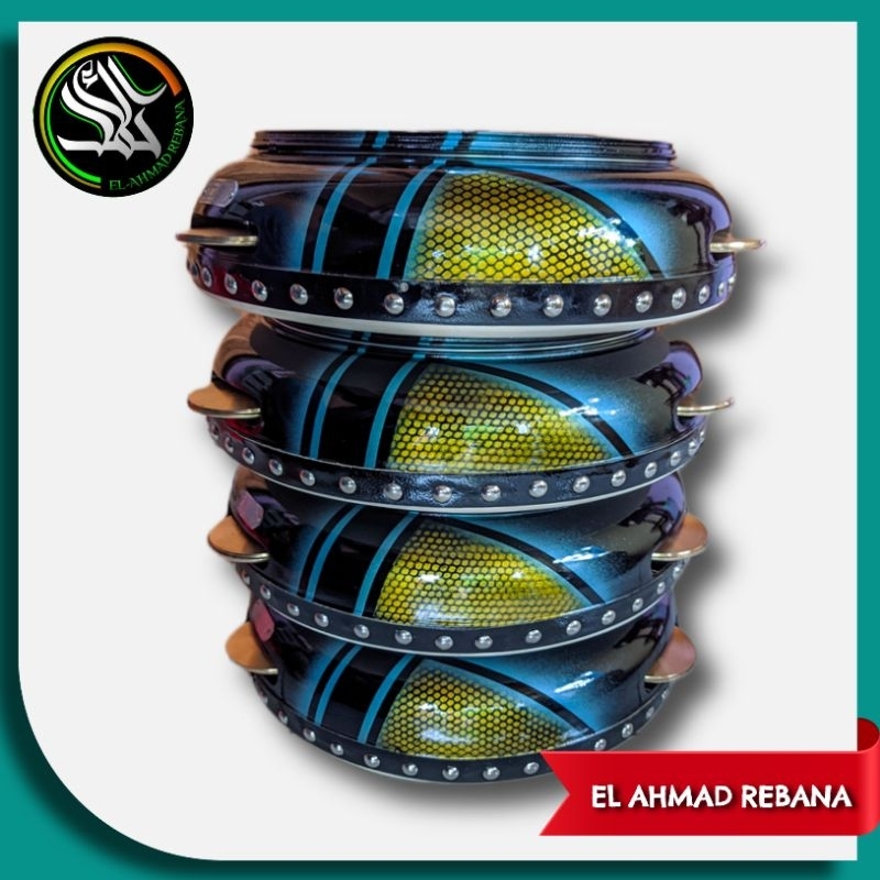 (TERLARIS) rebana hadroh genjring terbang polos  hadroh asli jepara murah