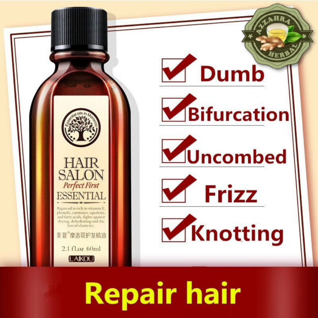 𝐎𝐑𝐈𝐆𝐈𝐍𝐀𝐋 MOROCCO Serum Hair Tonic Anti Hair Fall Serum Rambut Rontok Vitamin Rambut Kering Kusam dan Bercabang