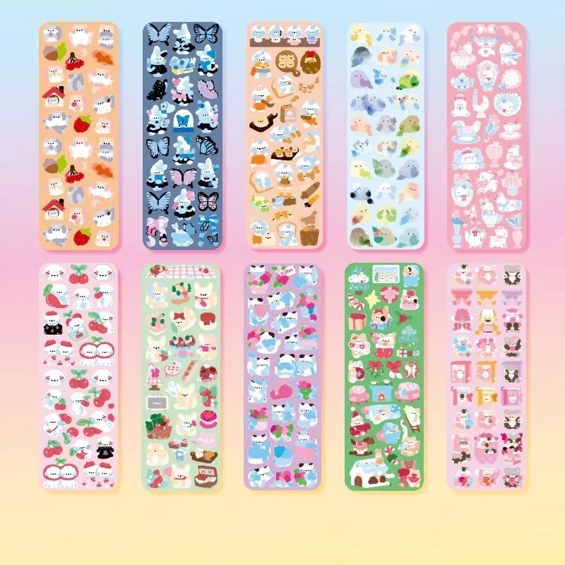 

CAT HOLIDAYS - KEIVRYTHING Sticker Sheets Journal Planner Kawaii Aesthetic Kiss Cut