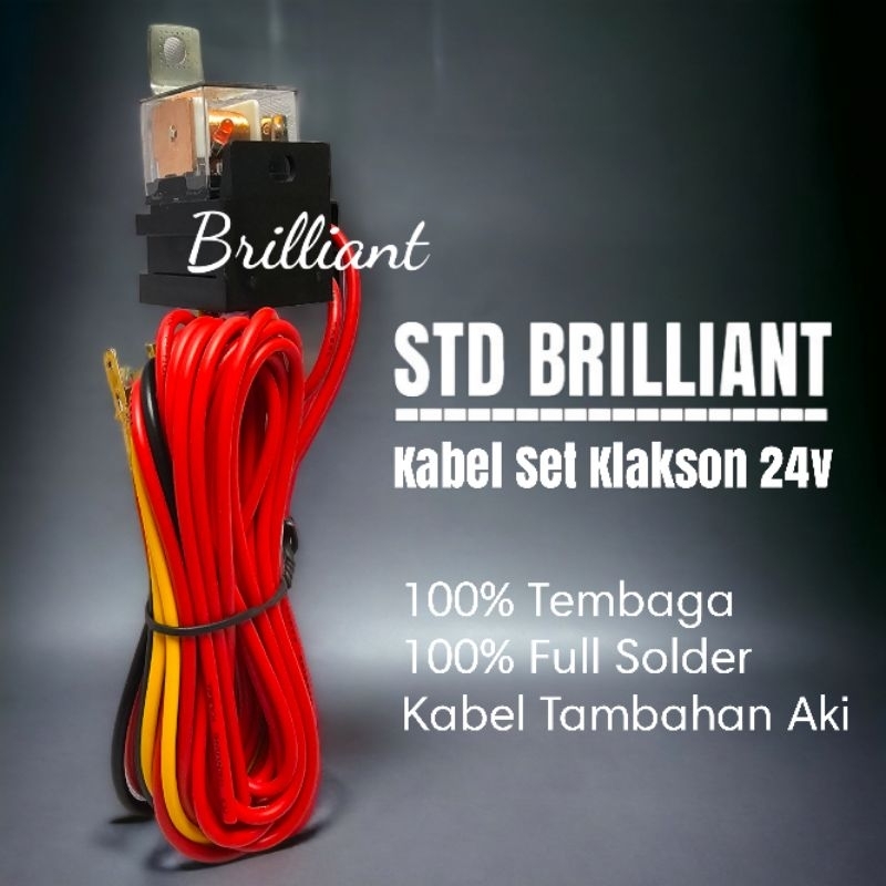 Kabel Set Relay untuk Klakson - Khusus 24v