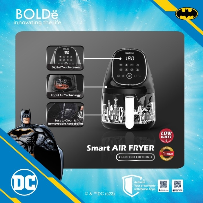 BOLDE SMART AIR FRYER  BATMAN EDITION