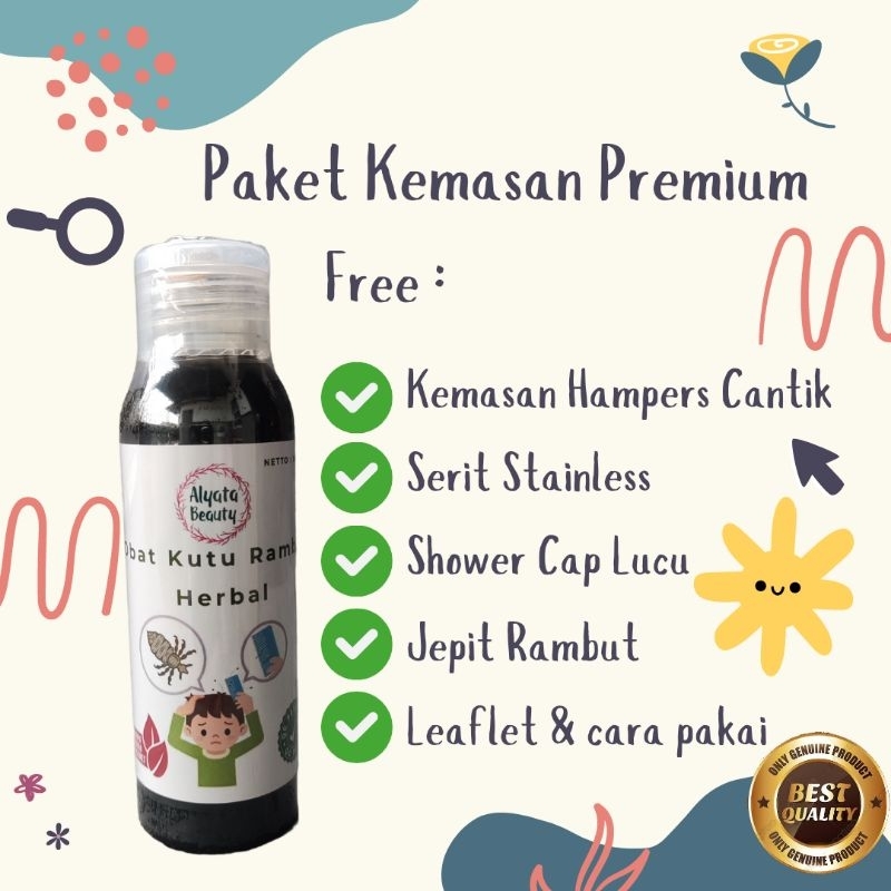 Hampers Obat Kutu Rambut Anak Pembasmi Telur Kutu dan Kutu Rambut