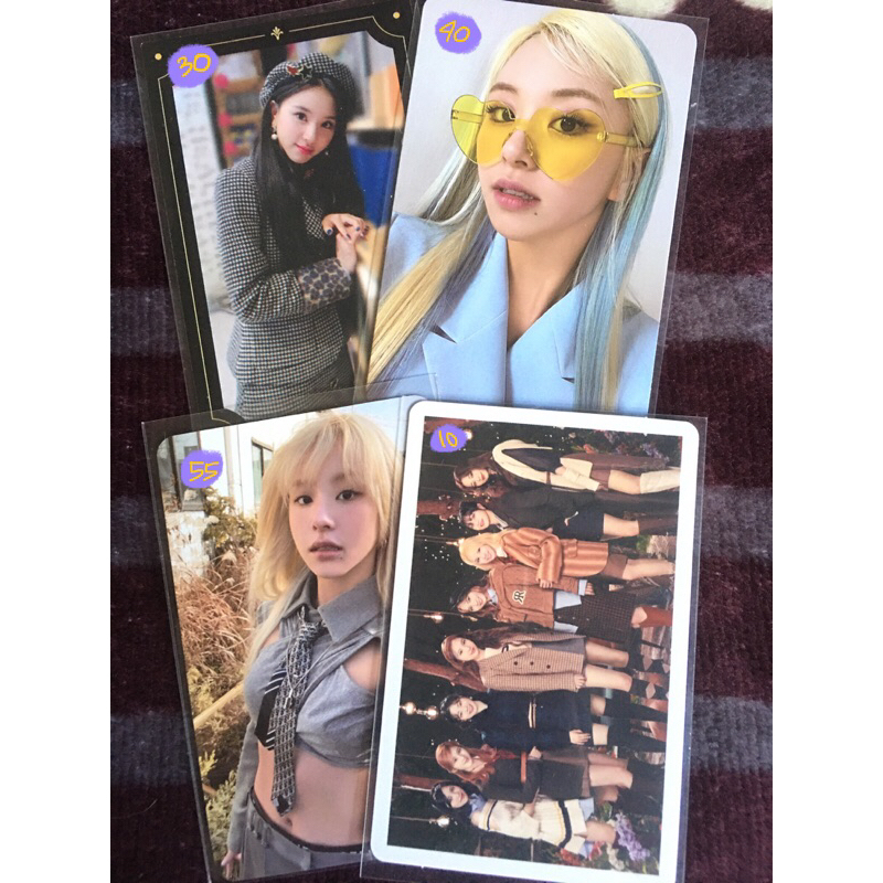 READY STOCK TWICE CHAEYOUNG PHOTOCARDS THE YEAR OF YES READY TO BE FORMULA OF LOVE DOUGHNUT