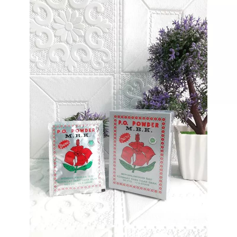 `ღ´ PHINKL `ღ´ Bedak tabur MBK anti biang keringat P.O powder pewangi ketiak anti bau badan M.B.K