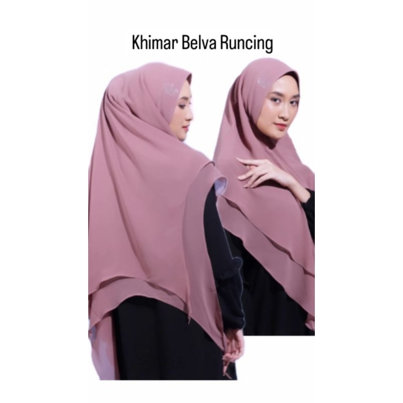 khimar ceruty belva runcing khimar ceruty lancip