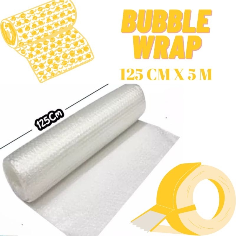 

Bubble Wrap Bening Murah 125 x 5 Meter