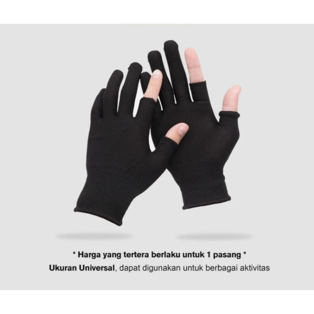 Sarung Tangan Motor - Sarung Tangan Half Finger - Sarung Tangan Motor SATAPON