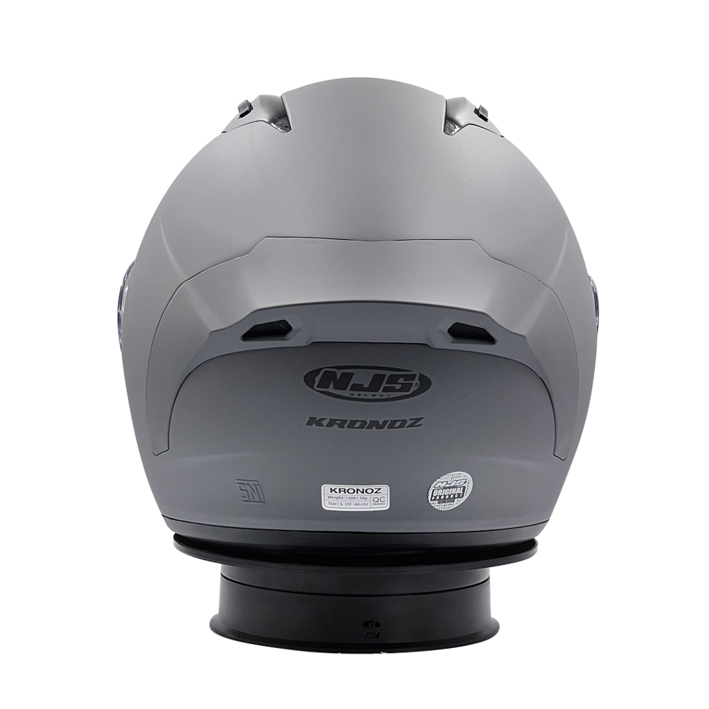 Helm NJS Kronoz Solid Stone Grey Doff