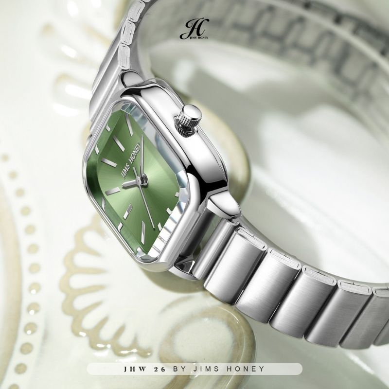 Free Box JHW 26 Jims Honey Jam Tangan Wanita Tali Waterproff Import