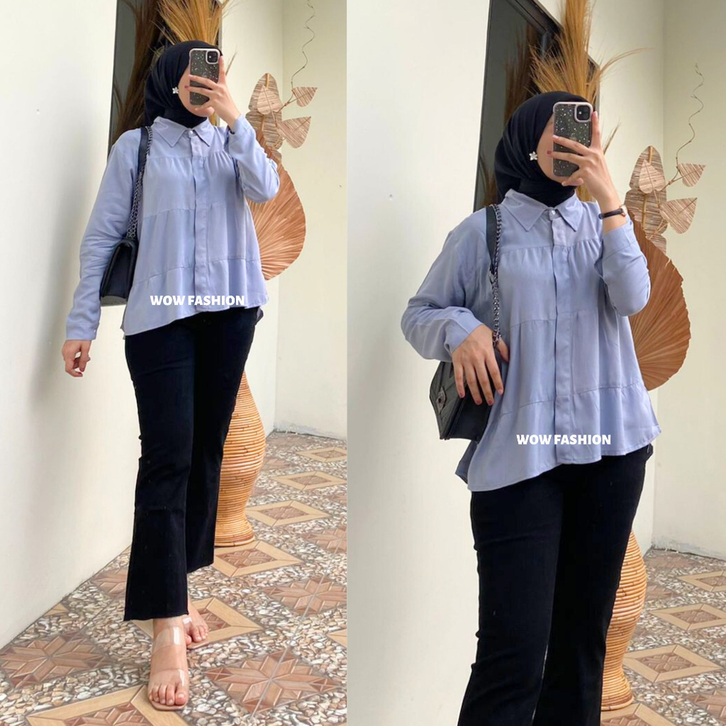 WOW-Sova Blouse Rayon Premium - Atasan Wanita