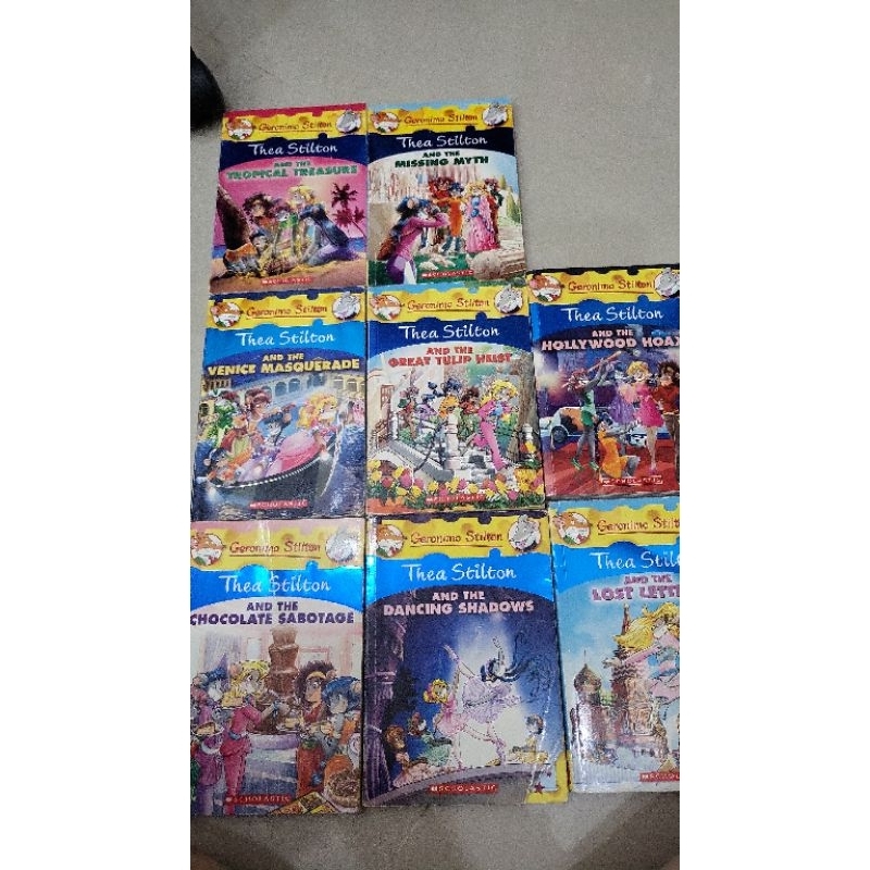 

Preloved Buku Geronimo Stilton kondisi 99% harga 50-55rb/pc