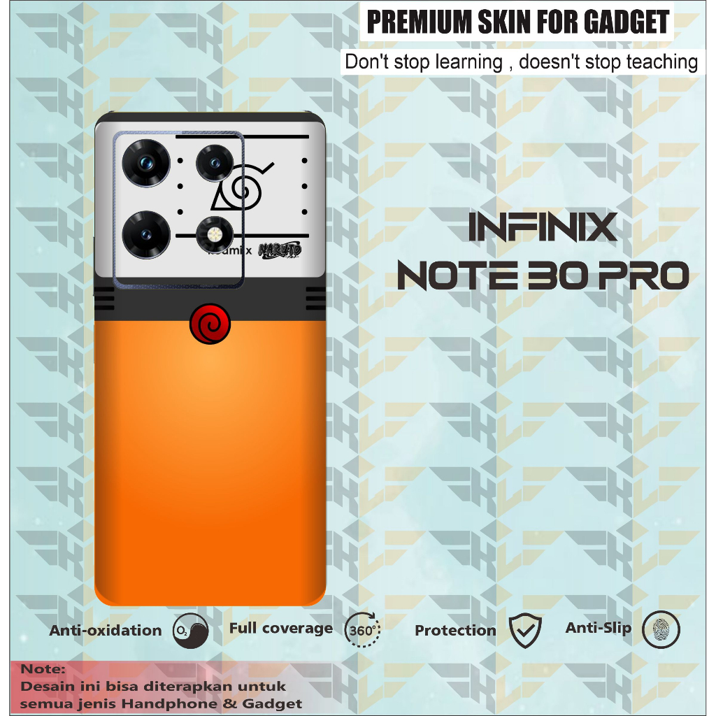 GARSKIN HANDPHONE 2PCS INFINIX NOTE 30 PRO ORANGE