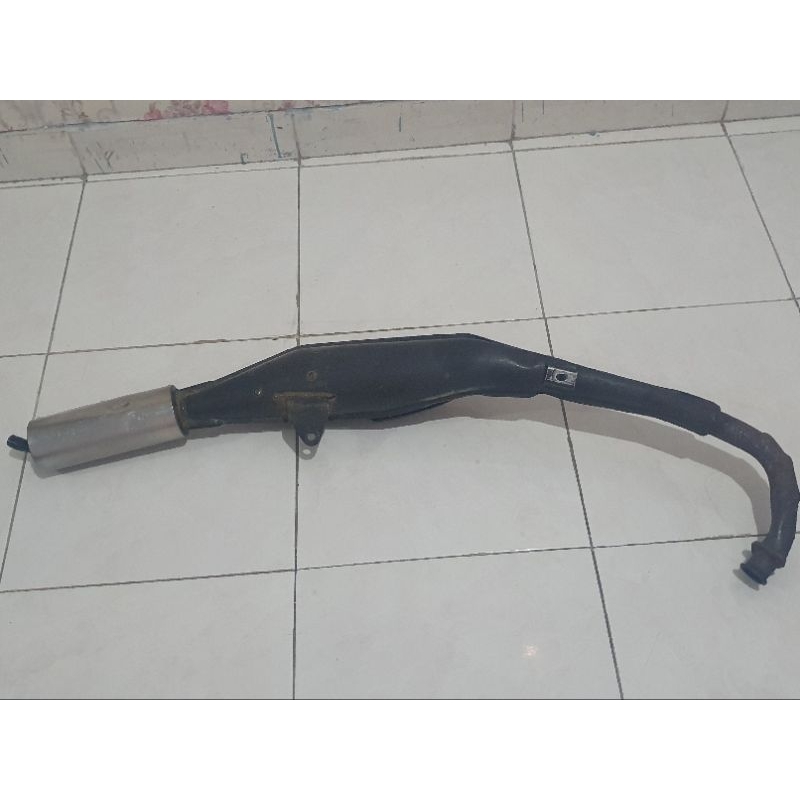 Knalpot original satria hiu lscm 120 2 tak