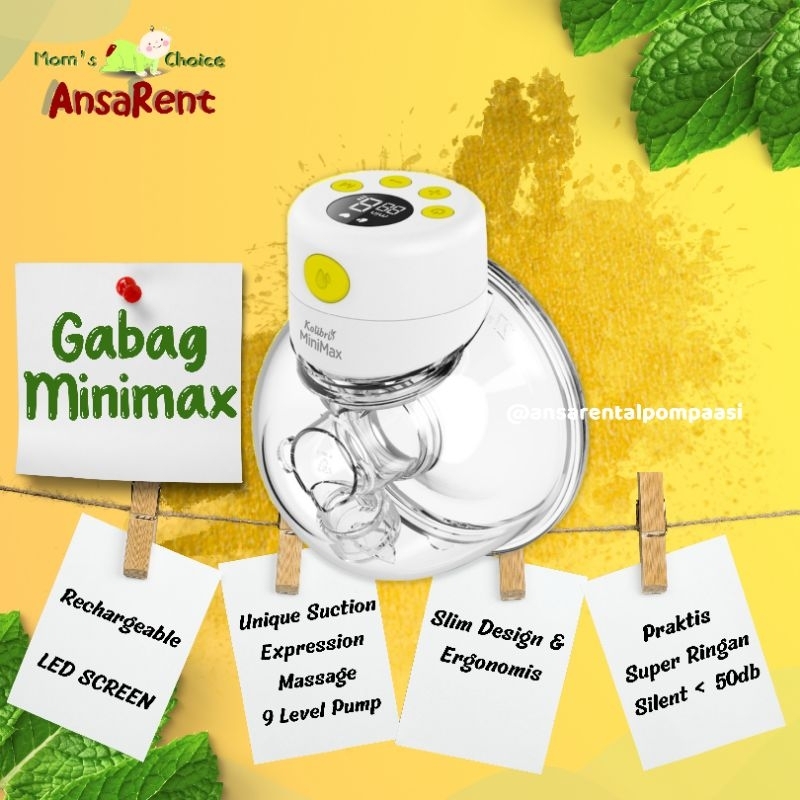 Sewa Gabag Minimax Handsfree Pump DILARANG CHECKOUT SEBELUM TANYA ADMIN