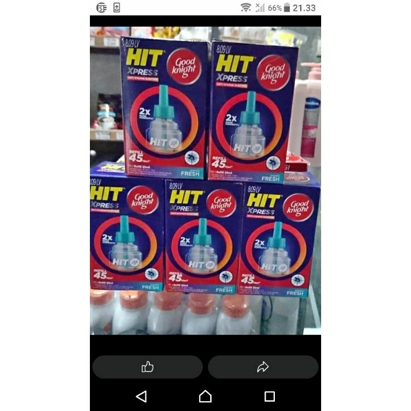 hit elektrik cair refill