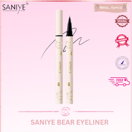 [MS][BPOM] SANIYE EYELINER BEAR WATERPROOF LONGLASTING