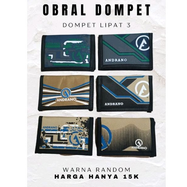 Dompet Pria Model Lipat 3 dompet Distro Dompet 3/4 dompet pria murah