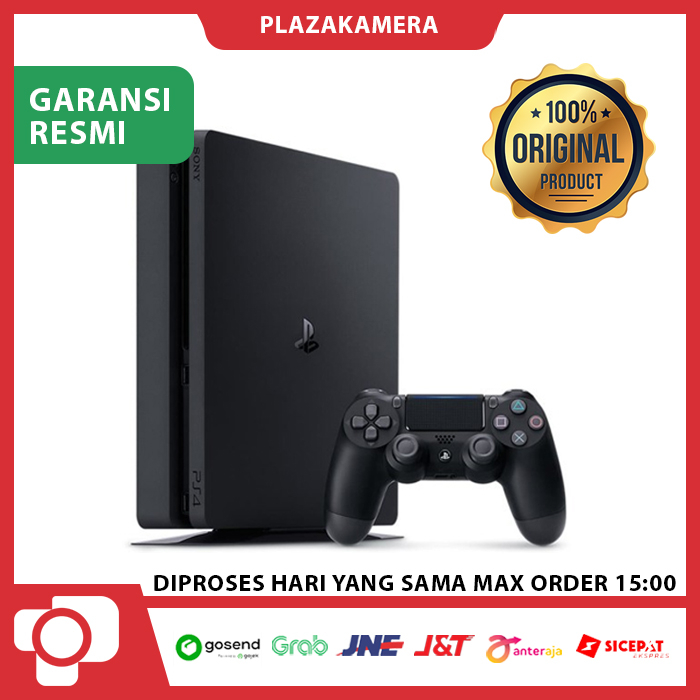 Sony Playstation 4 PS4 Slim Console 1TB Jet Black Garansi Resmi