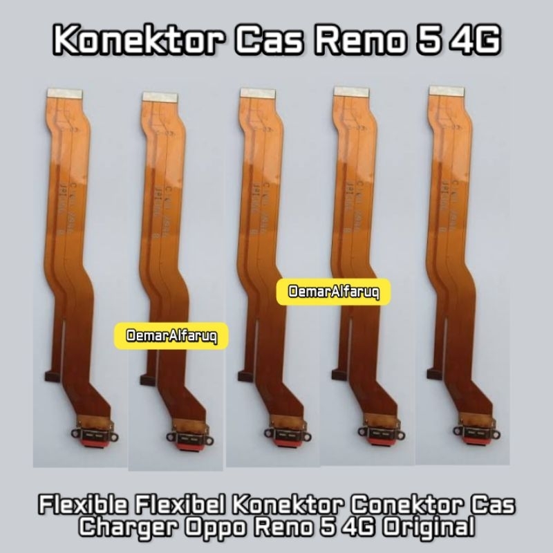 Flexible Flexibel Konektor Conektor Cas Charger Oppo Reno 5 4G Original