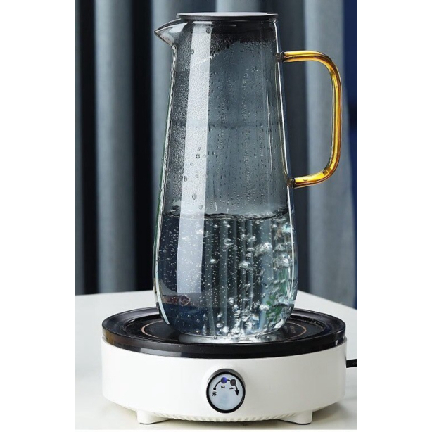 

Unik Citrus Drinking Water Jug Teko Teh Kaca Borosilikat Glass Pitcher 1.6L Murah
