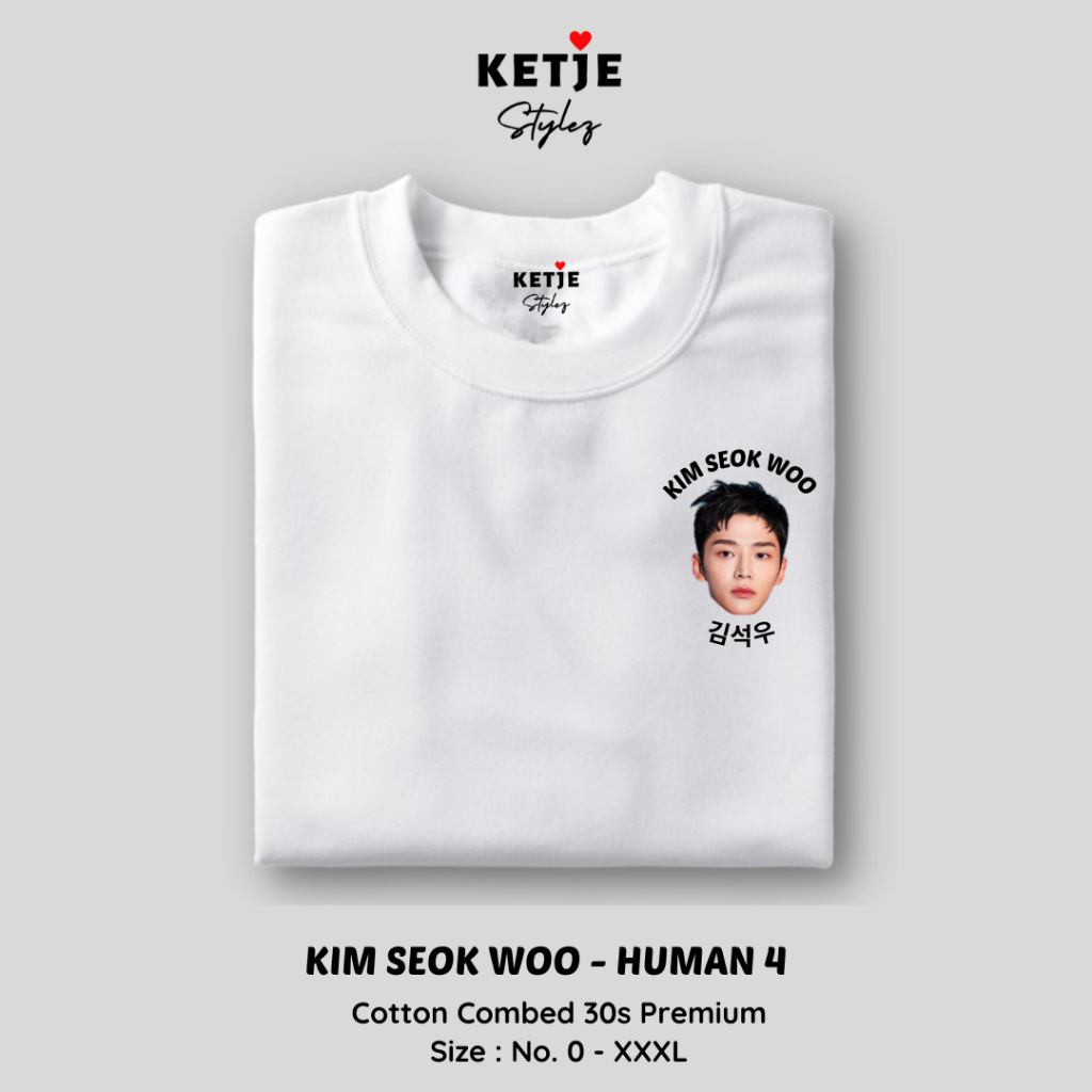 Kaos Baju Kim Seok Woo Rowoon SF9 - Oppa Series / Kaos Baju Distro Pria Wanita T-shirt Premium Unise