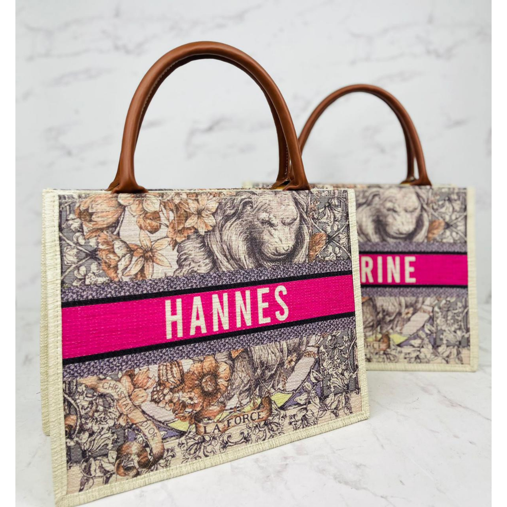 (1-16) EVELYN BAG | TOTE BAG CANVAS HANDBAG | TAS CUSTOM | TAS JINJING