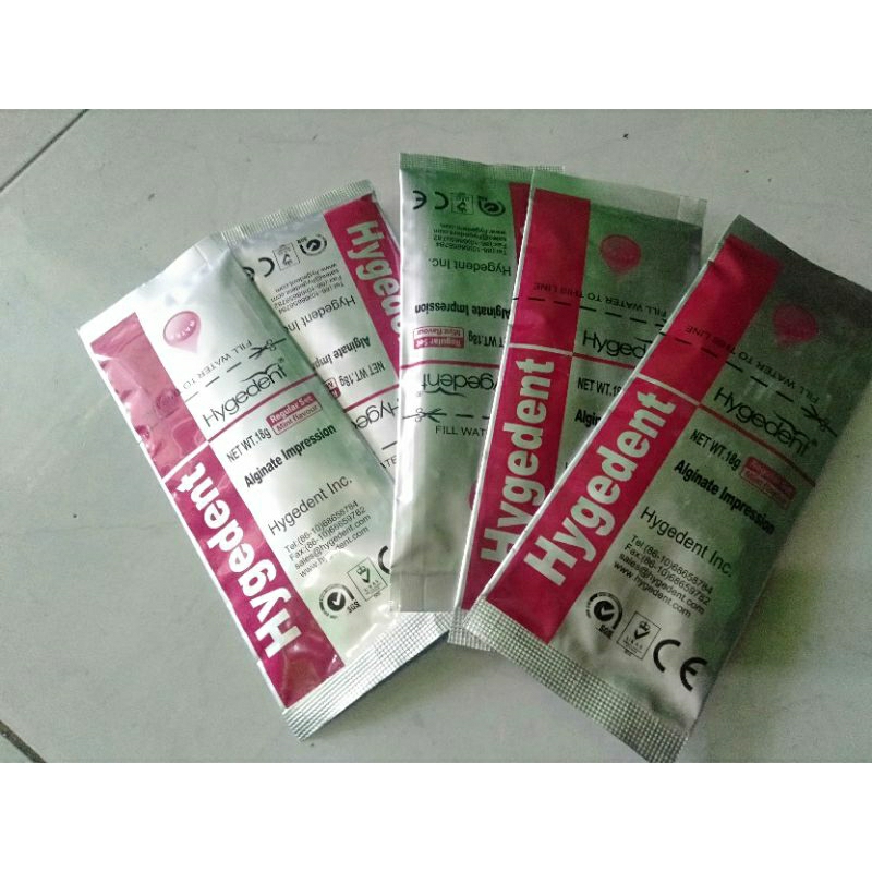 alginate hygedent mini 18gr / alginate Hygedent cetakan gigi sekali pakai