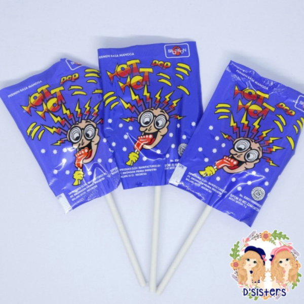 

PERMEN KAKI - HOT - HOT POP ecer 1 pcs - Permen Jadul Dsisters Snack Promo