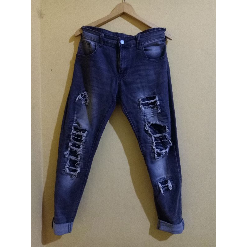 RUCAS SEASON 4 Graphite Biker Jeans