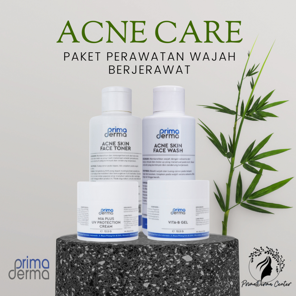 Primaderma Acne Care Perawatan Wajah Berjerawat ORIGINAL BPOM RESMI ASLI