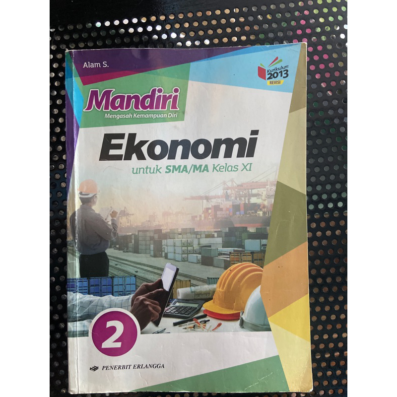 BUKU EKONOMI ERLANGGA KELAS 11 / 2 SMA (BEKAS)